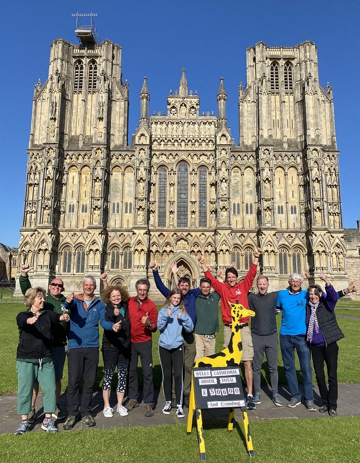 Wells Cathedral Platinum Jubilee Charity Abseil Fundraising Event