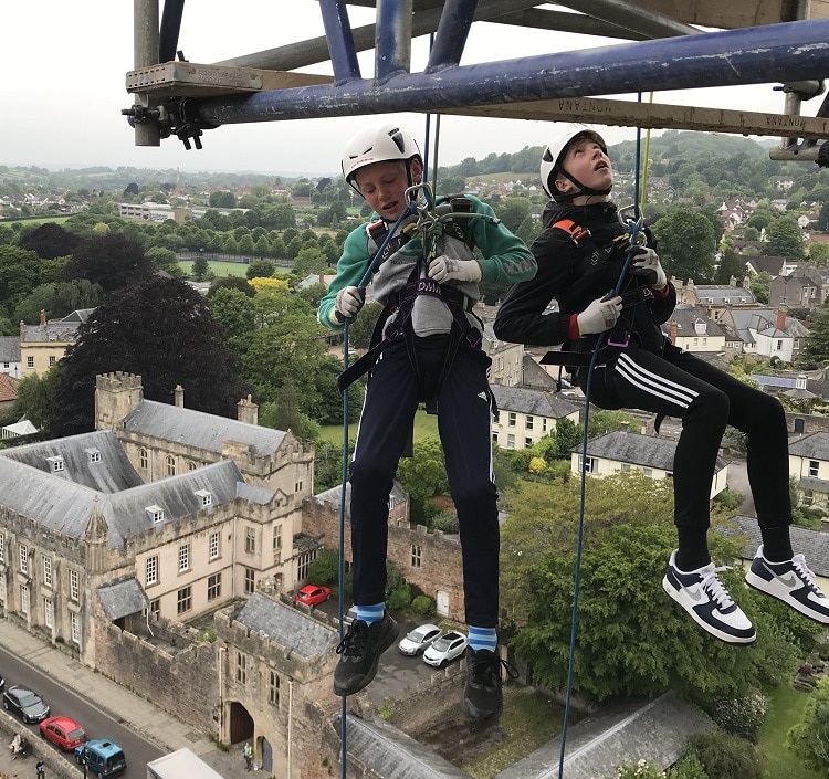 Wells Cathedral Platinum Jubilee Charity Abseil Fundraising Event