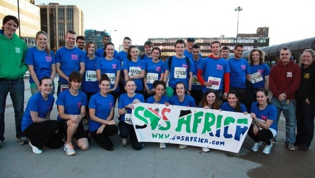 Team SOS Africa at the Cardiff Half Marathon