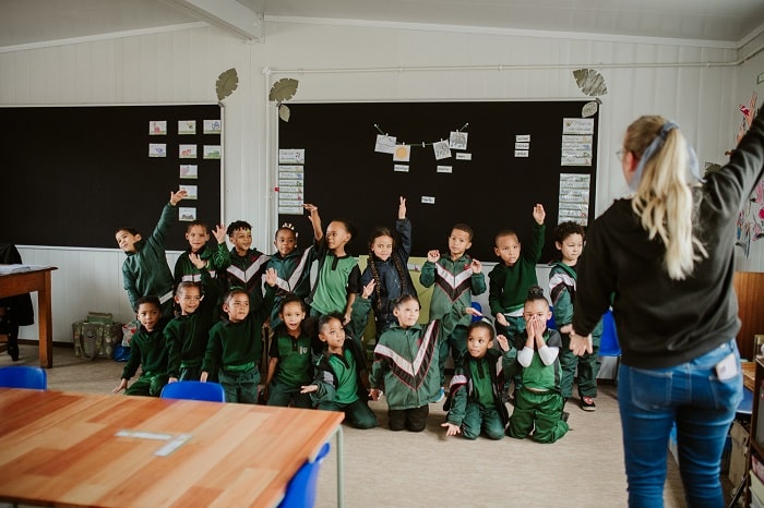 The Grade R Afrikaans language class sponsored by SOS Africa