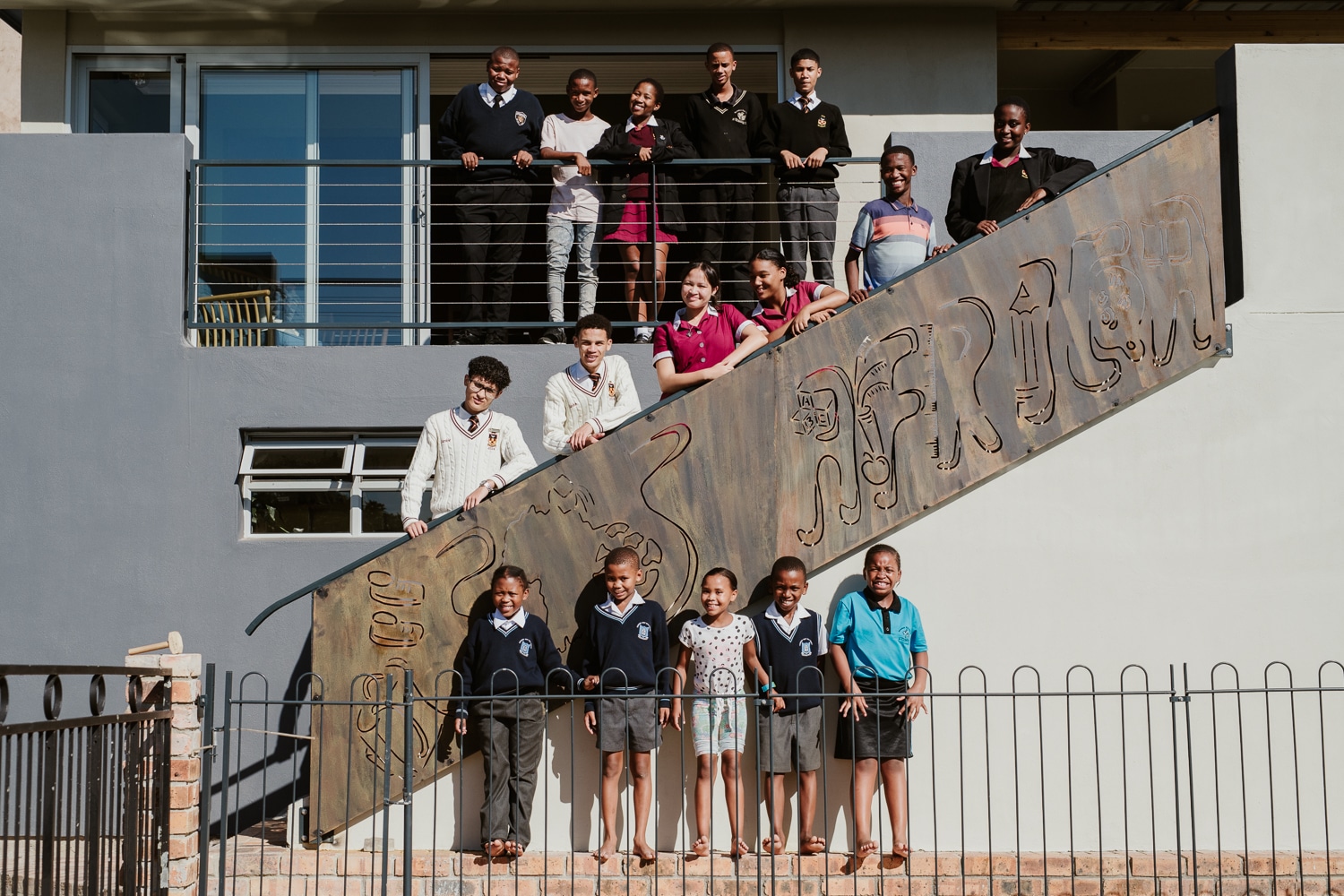 Sponsored children attending SOS Africa's Gordon's Bay Education Centre