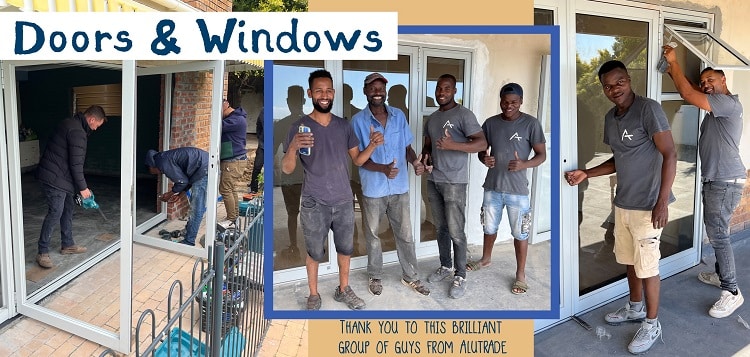 Gordons Bay Education Centre Building Project: Doors and Windows