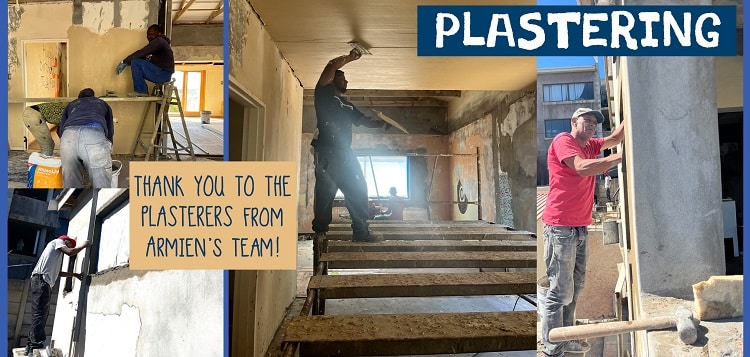 Gordons Bay Education Centre Building Project: Plastering