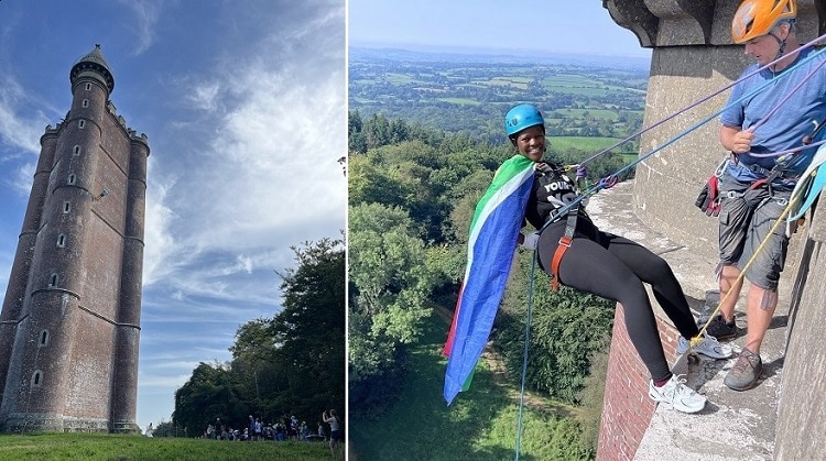 King Alfred's Tower Charity Abseil Fundraising Event