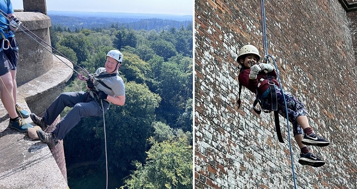 King Alfred's Tower Charity Abseil Fundraising Event