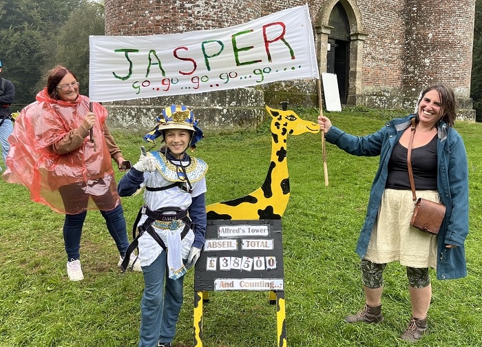King Alfred's Tower Charity Abseil Fundraising Event