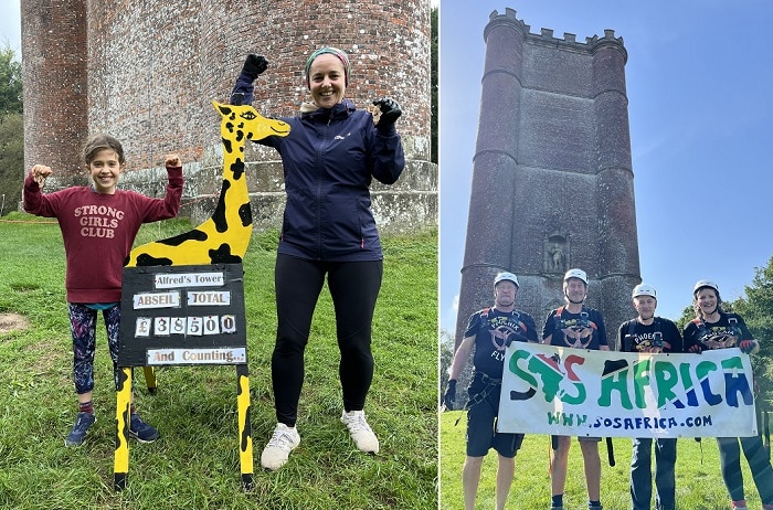 King Alfred's Tower Charity Abseil Fundraising Event