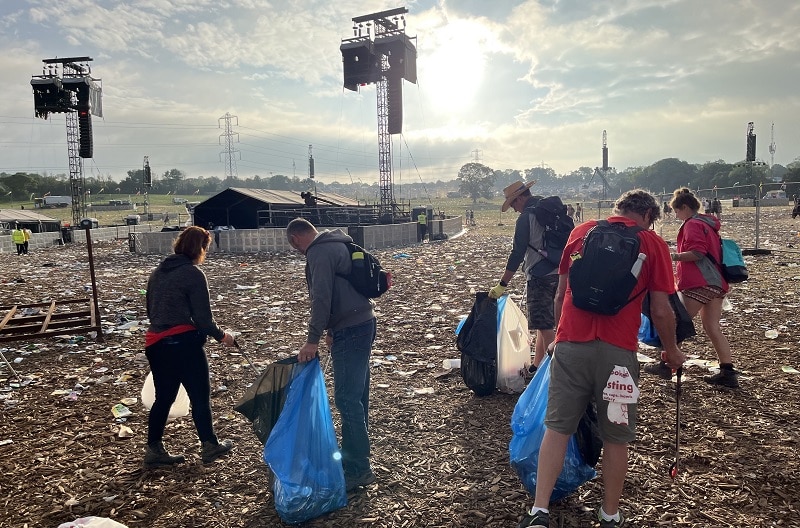 Glastonbury Festival Litter Picking Volunteers Raise over £100,000 for Disadvantaged Children in South Africa since 2013