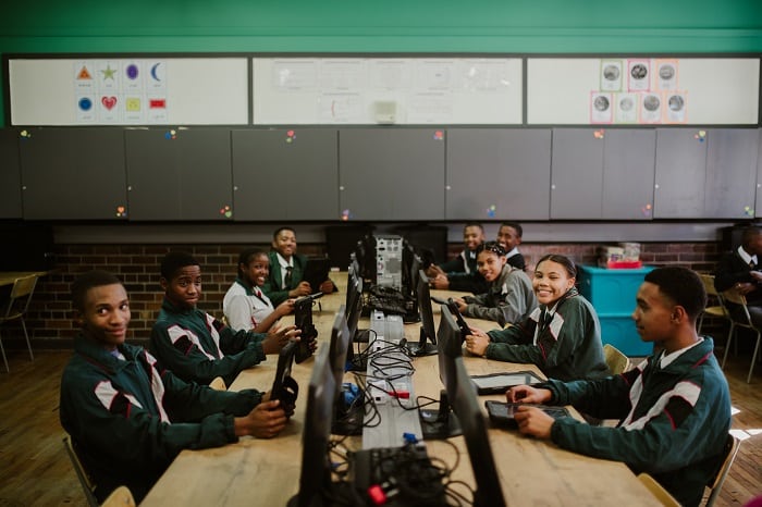 SOS Africa Charity Shop Shepton Mallet Funds Computer Laboratory in South Africa