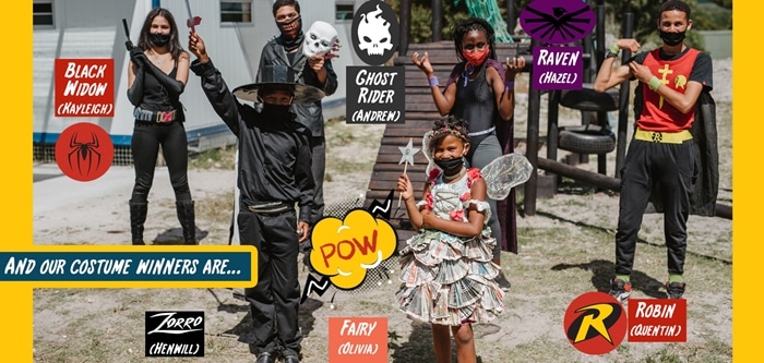 South African Charity Superheroes Fancy Dress Children's Christmas Party