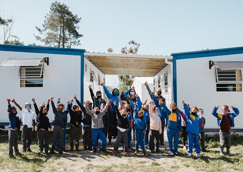 SOS Africa provides new classrooms at vital time for Western Cape School