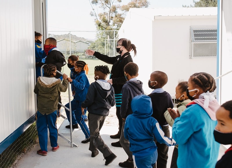 SOS Africa provides new classrooms at vital time for Western Cape School