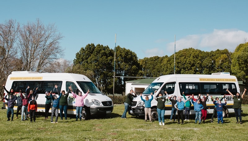 Record Corporate Charity Donation Funds SOS Africa School Buses