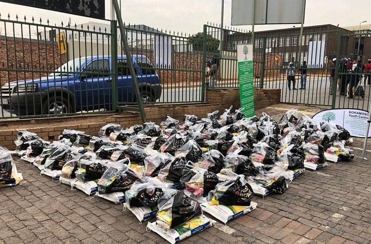 Record Corporate Charity Donation Funds SOS Africa Food Parcels