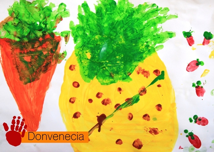 SSouth African Children's Charity Art Lessons Finger Painting Fun