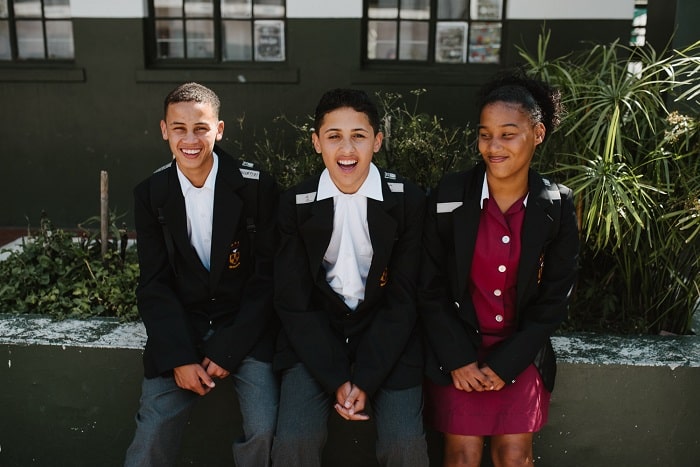 SOS Africa's Quentin, Laytham and Kim started at Hottentots Holland High School
