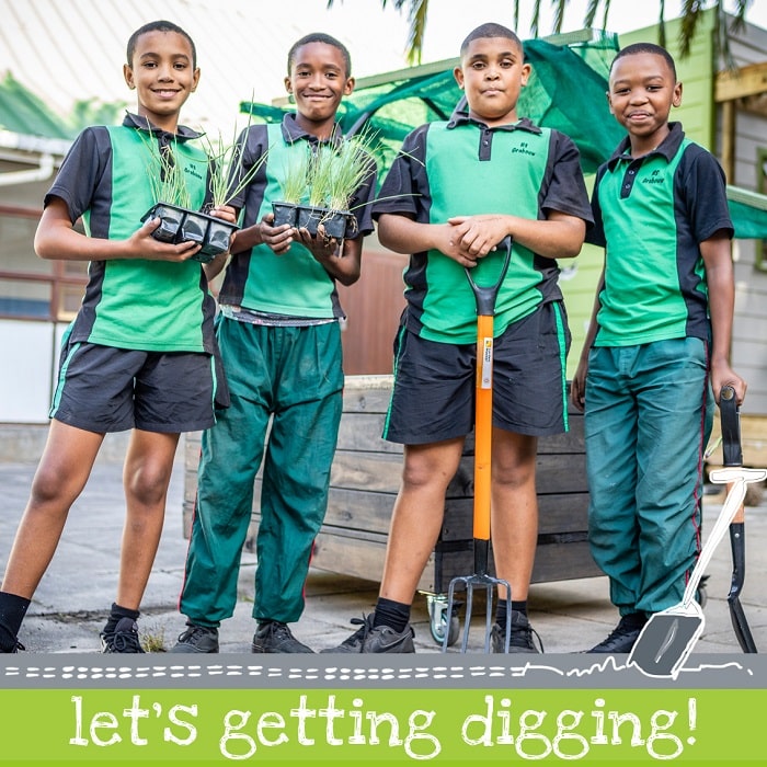 Growing Vegetables for the First Time: South African Children Gardening Projects