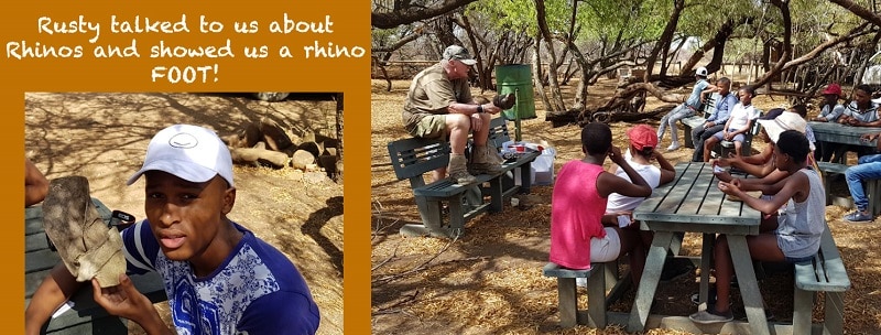 The SOS Africa Children Visit Mahikeng Game Reserve to see the Rhinos