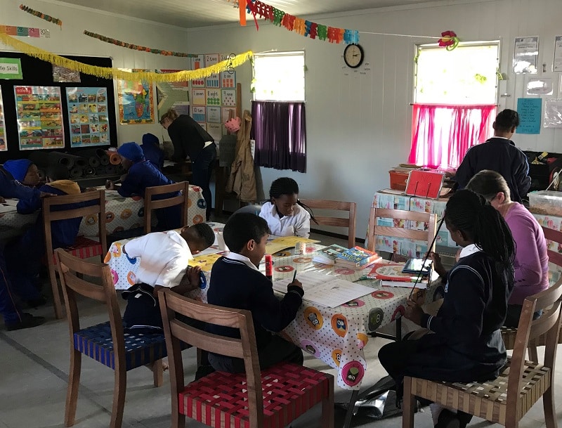 Child Sponsors See Grassroots South African Education Charity in Action