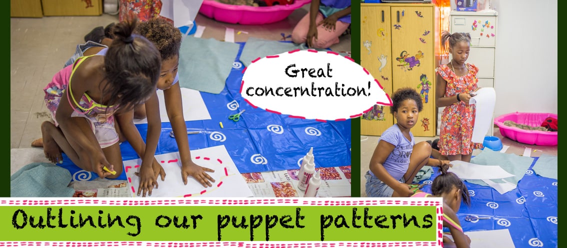 Puppet Making on the SOS Africa Children's Blog