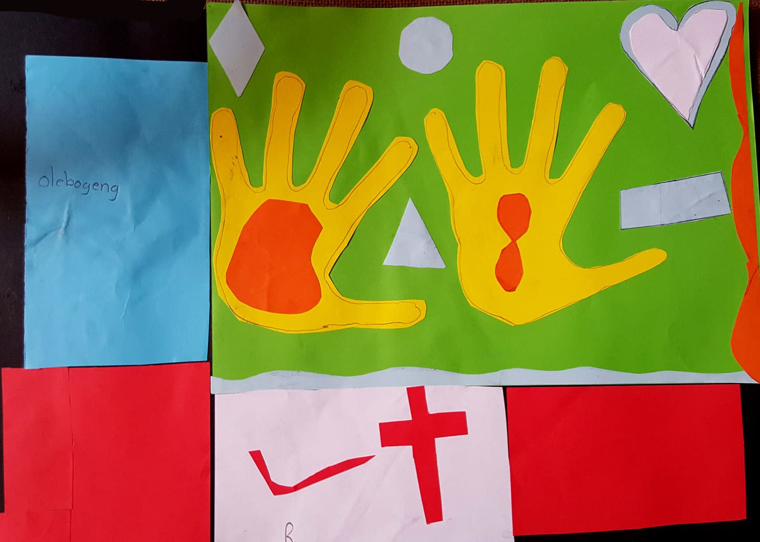 Matisse May Madness in Mafikeng - Creative Colour Cutting-Out Artwork