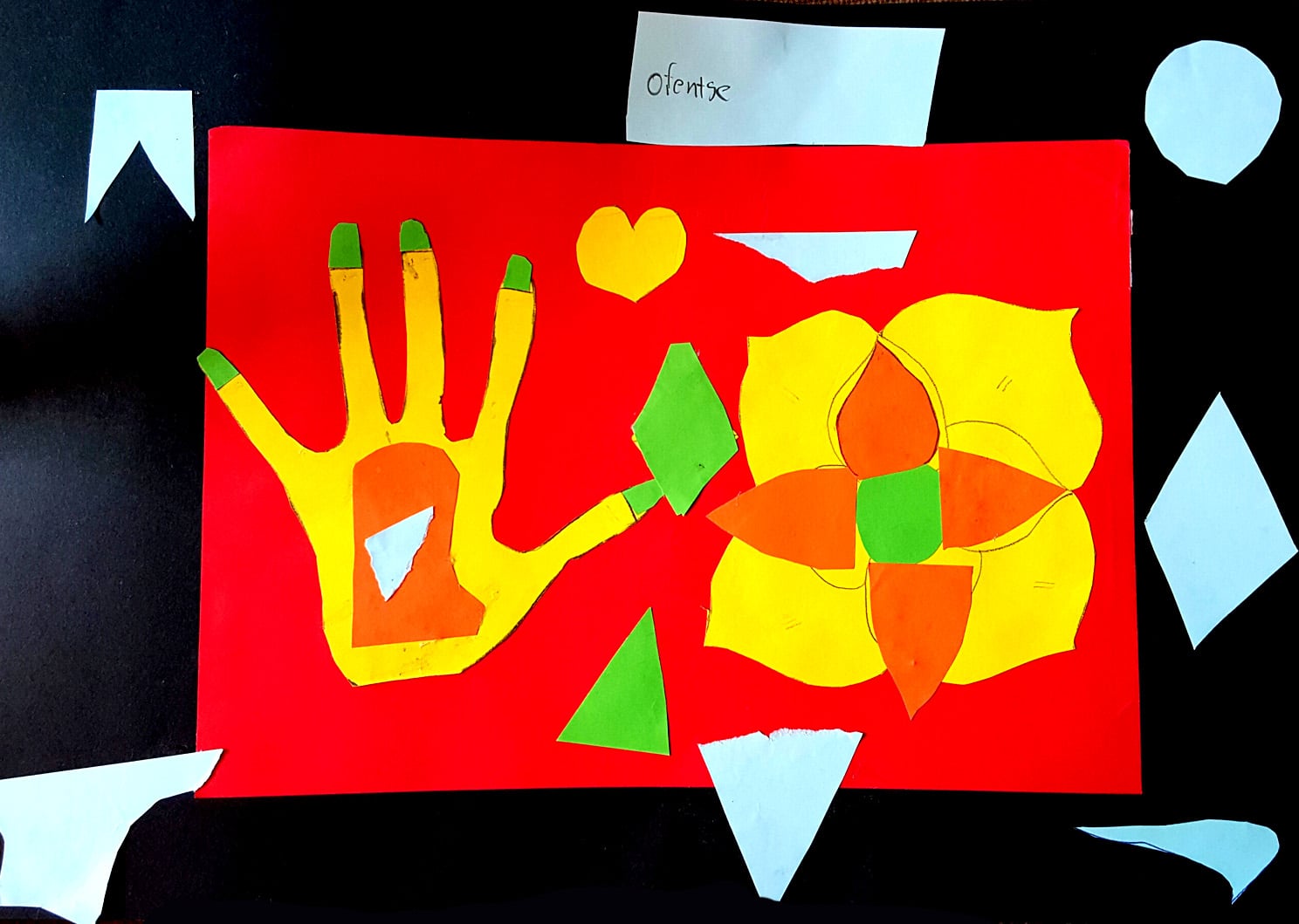 Matisse May Madness in Mafikeng - Creative Colour Cutting-Out Artwork