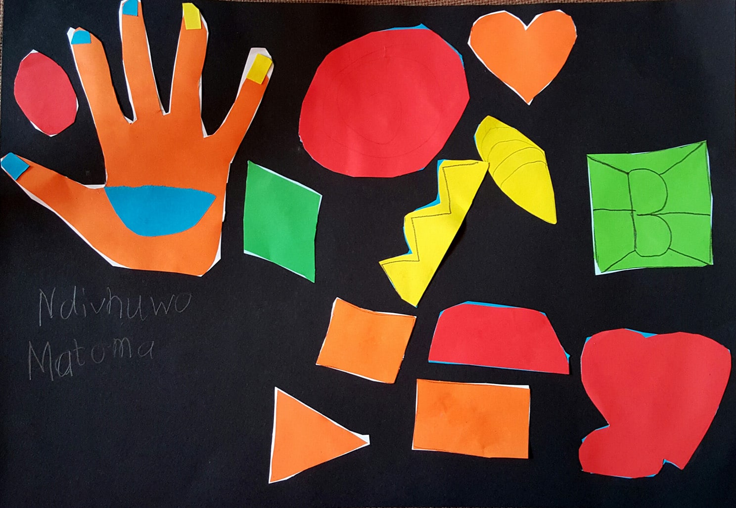 Matisse May Madness in Mafikeng - Creative Colour Cutting-Out Artwork