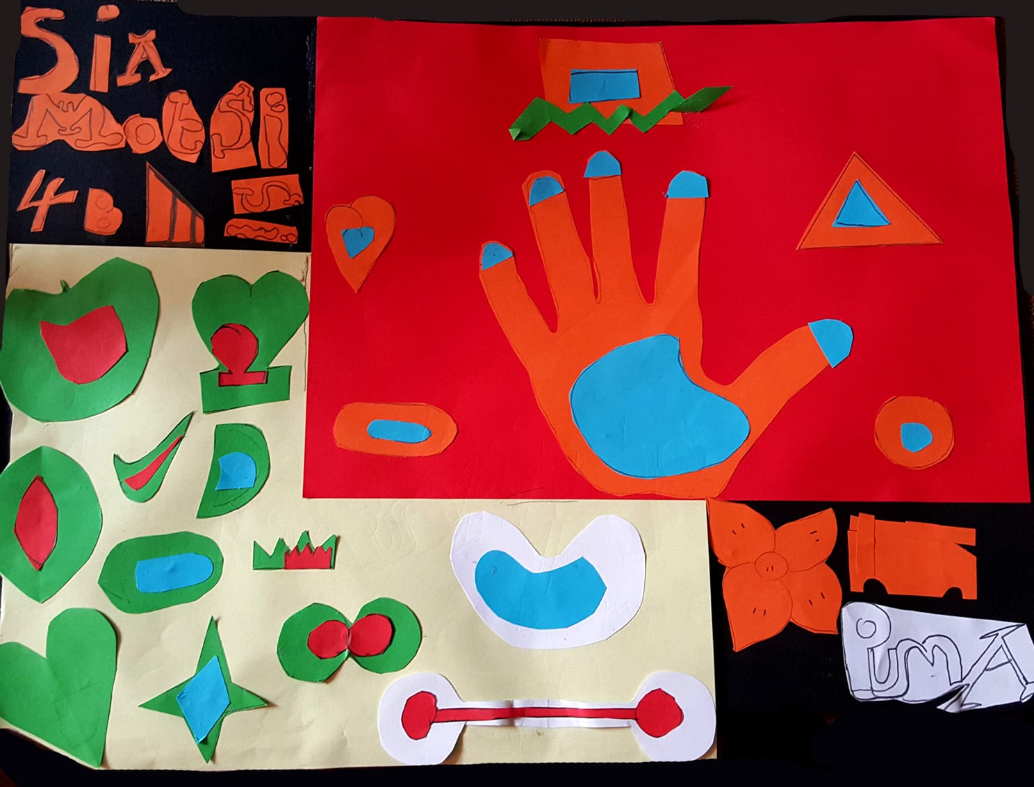 Matisse May Madness in Mafikeng - Creative Colour Cutting-Out Artwork