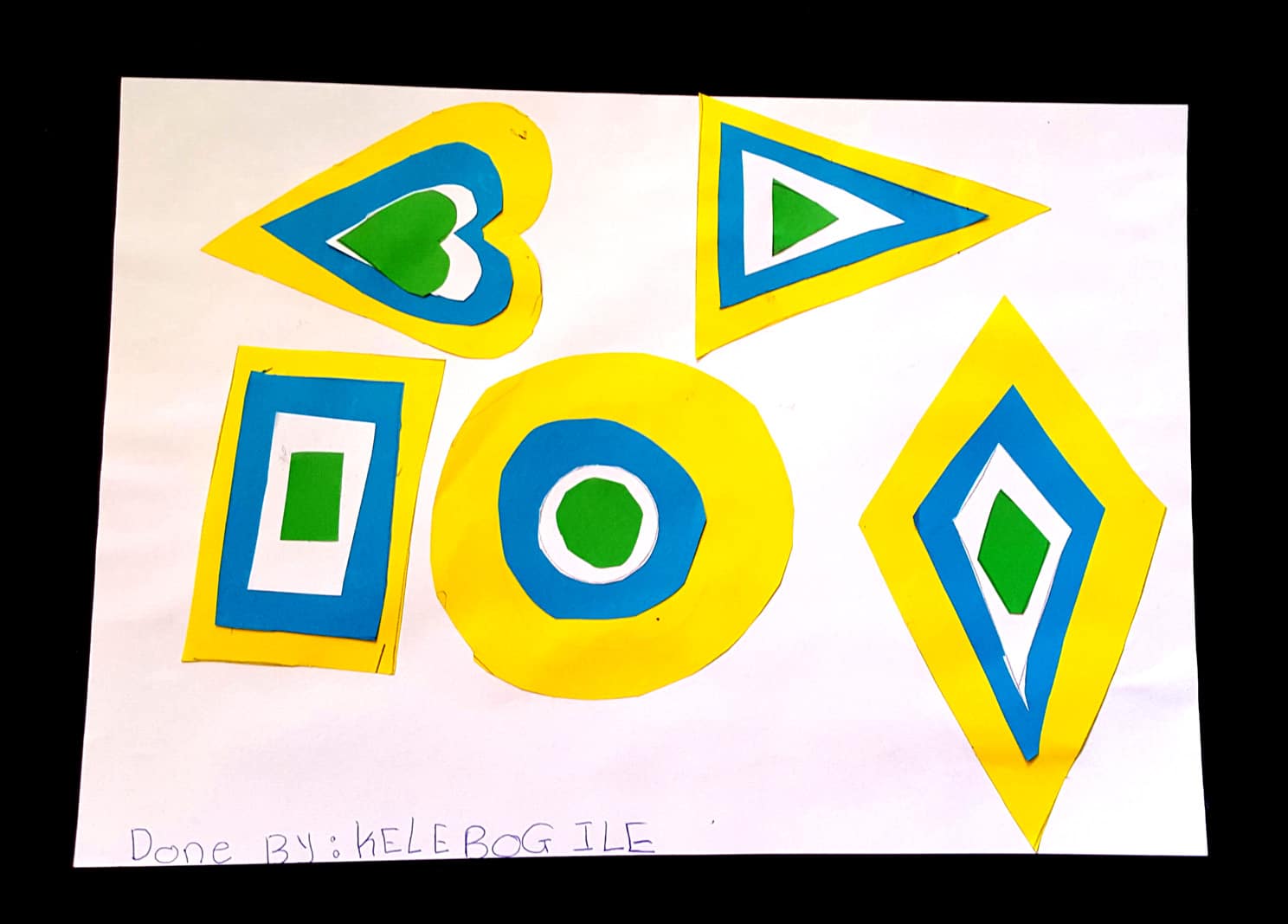Matisse May Madness in Mafikeng - Creative Colour Cutting-Out Artwork