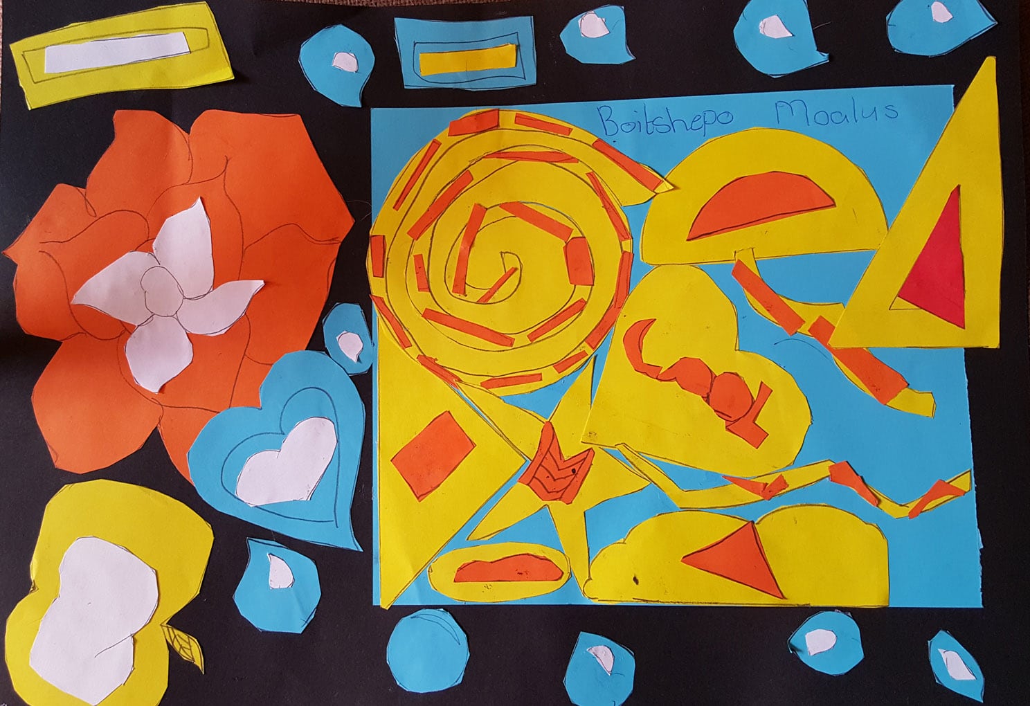 Matisse May Madness in Mafikeng - Creative Colour Cutting-Out Artwork