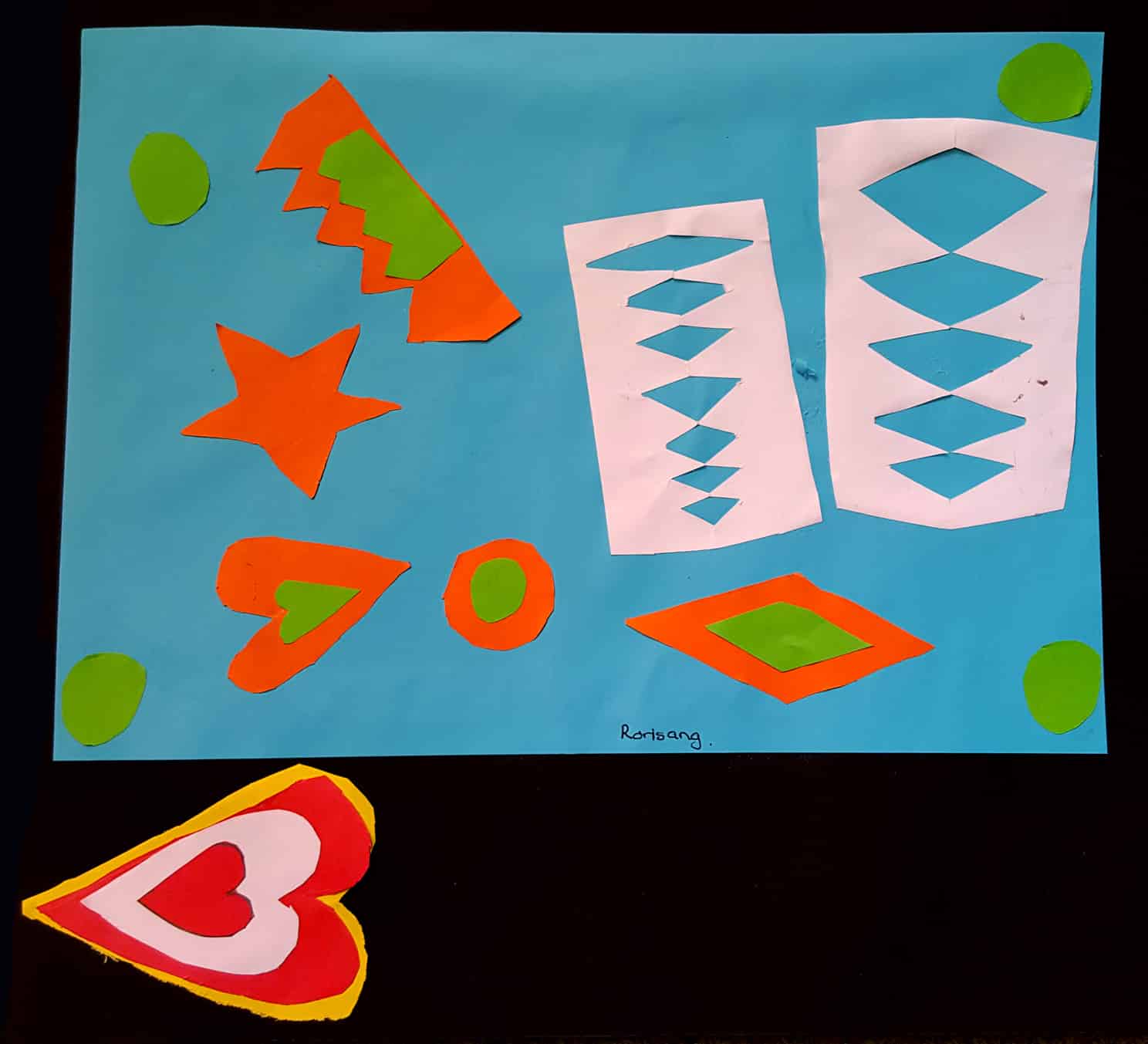 Matisse May Madness in Mafikeng - Creative Colour Cutting-Out Artwork
