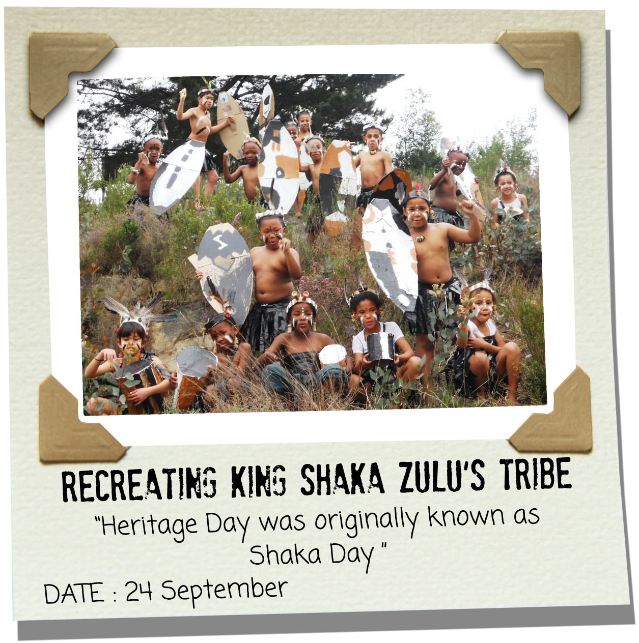 Heritage Day South Africa - Zulu King Shaka Costumes & Dancing