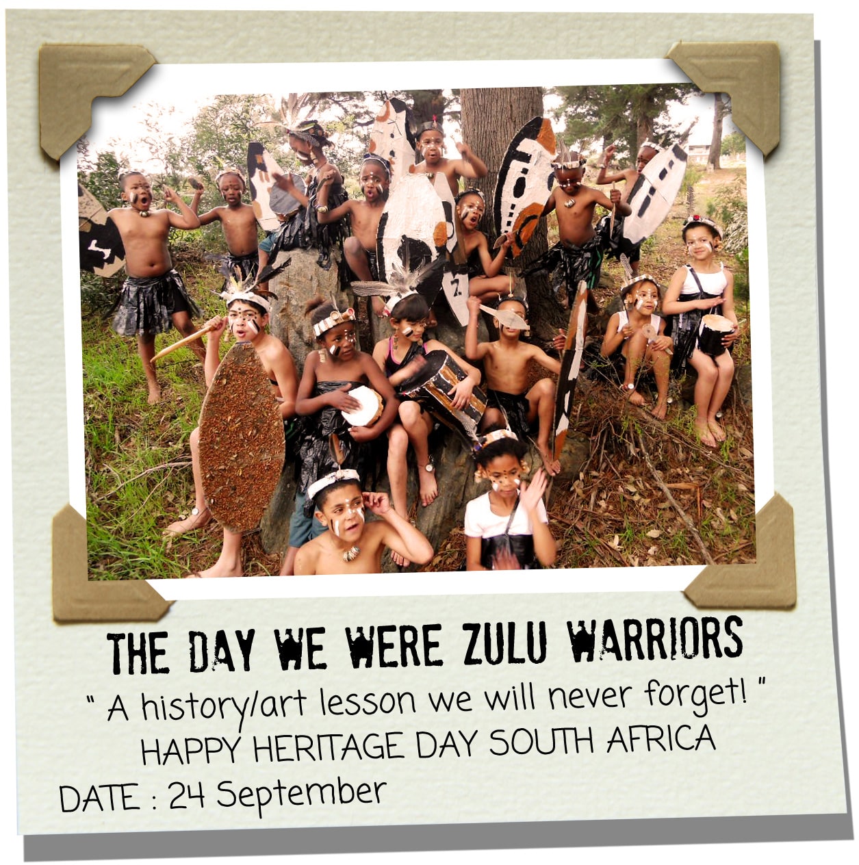 Heritage Day South Africa - Zulu King Shaka Costumes & Dancing