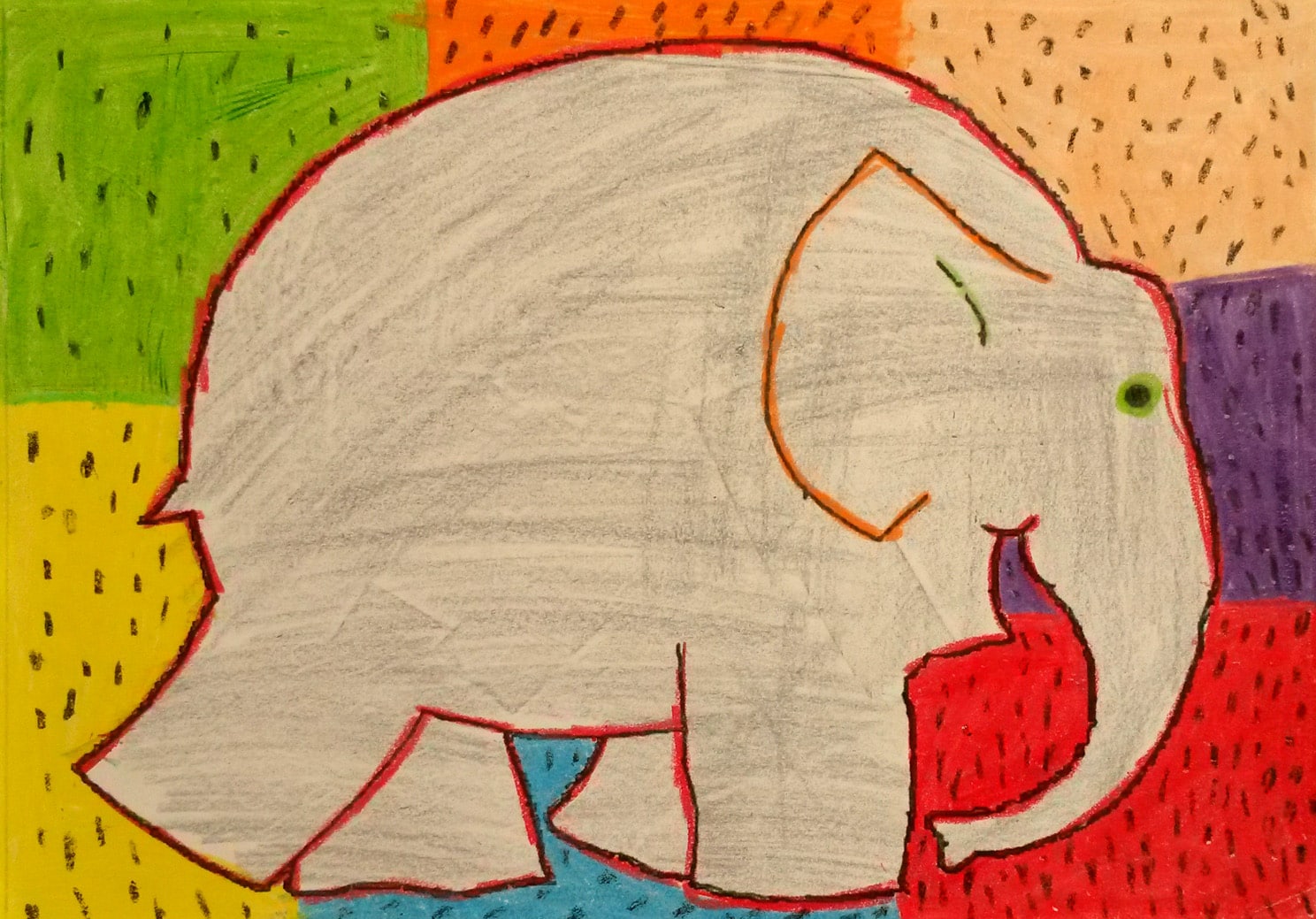 Elmer the Elephant Day - May 28th - Arts Crafts Drawings Creativity