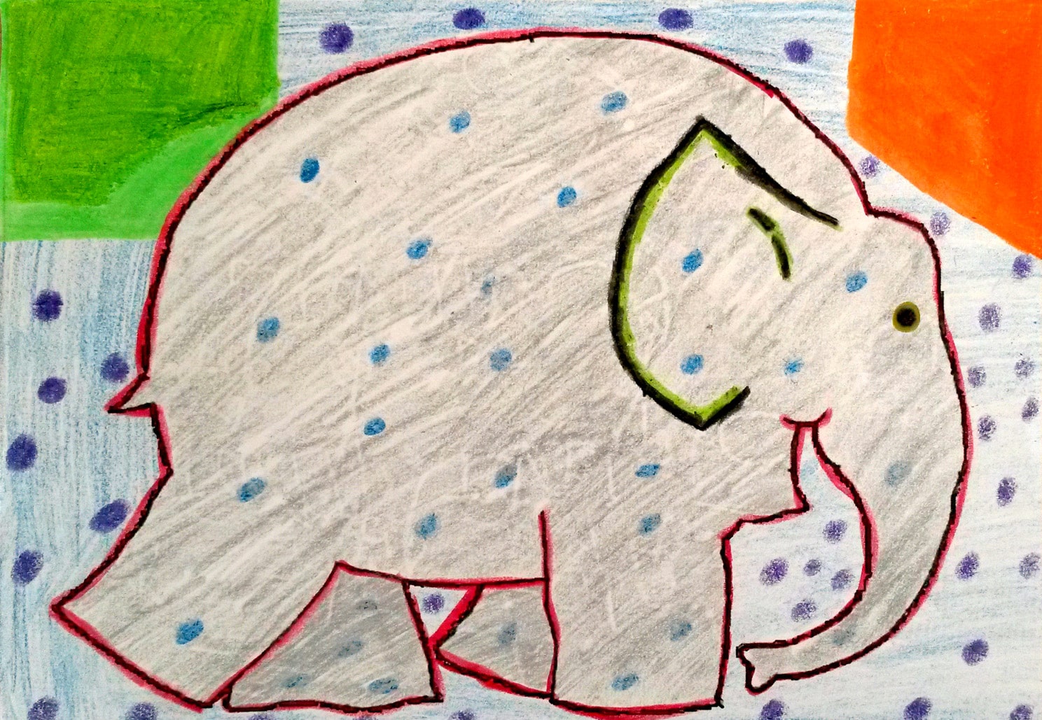 Elmer the Elephant Day - May 28th - Arts Crafts Drawings Creativity
