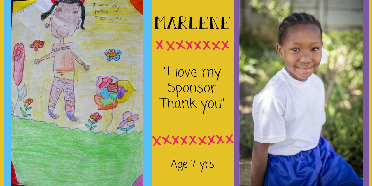 SOS Africa Somerset West Children Create Self-Portraits for their Charity Sponsors