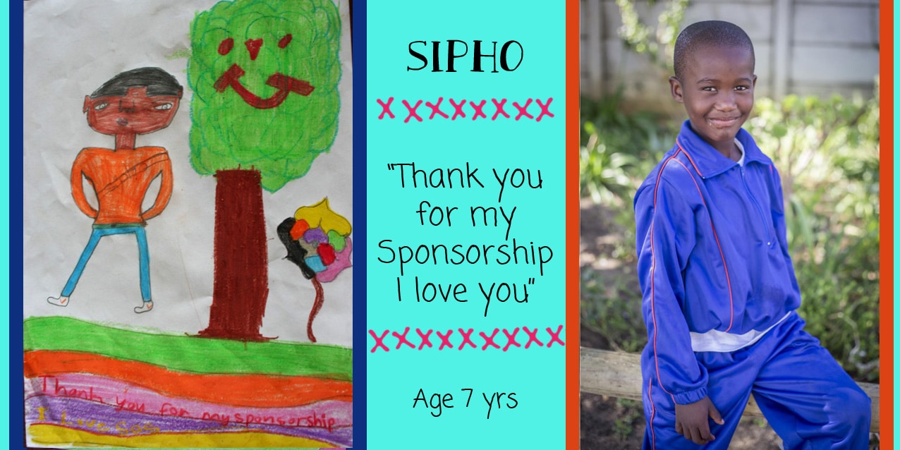 SOS Africa Somerset West Children Create Self-Portraits for their Charity Sponsors