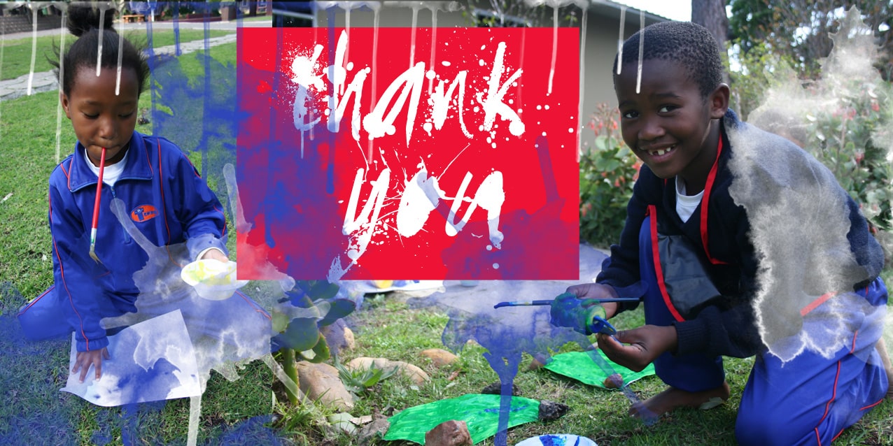 SOS Africa Somerset West Children Create Self-Portraits for their Charity Sponsors