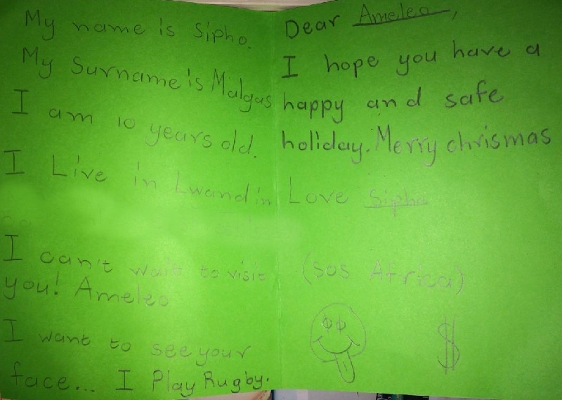 Making Christmas Cards for Friends - African Children Arts & Crafts