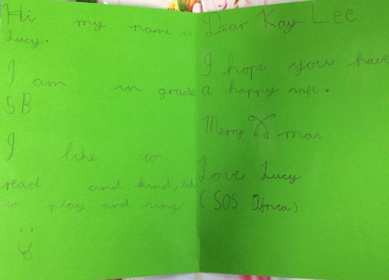 Making Christmas Cards for Friends - African Children Arts & Crafts