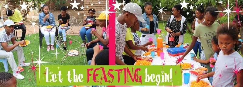 SOS Africa Mafikeng Christmas Feast - African Children's Xmas Party