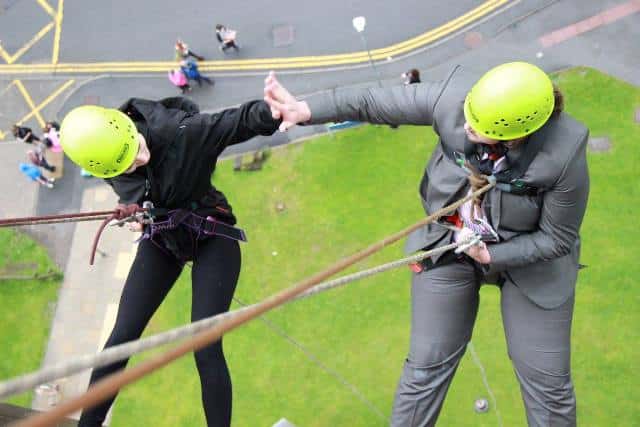 Swansea University Abseilers Raise £10,000 for African Education Charities