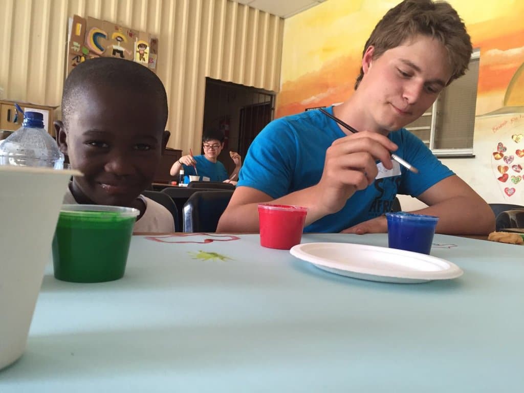 Winchester College Students Visit Children Sponsored in South Africa