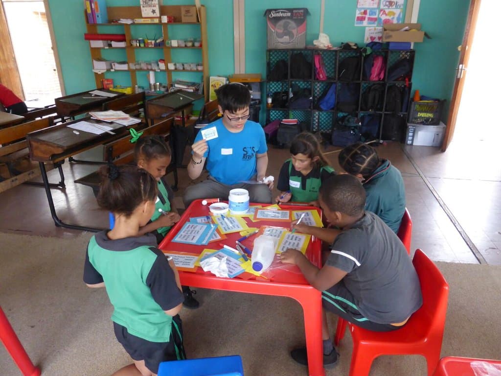 Winchester College Students Visit Children Sponsored in South Africa