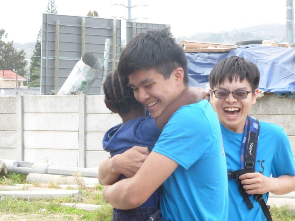 Winchester College Students Visit Children Sponsored in South Africa