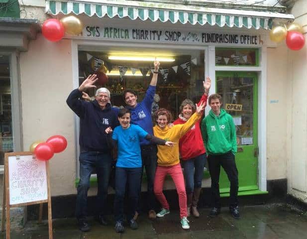 SOS Africa open's new African Charity Shop in Frome, Somerset
