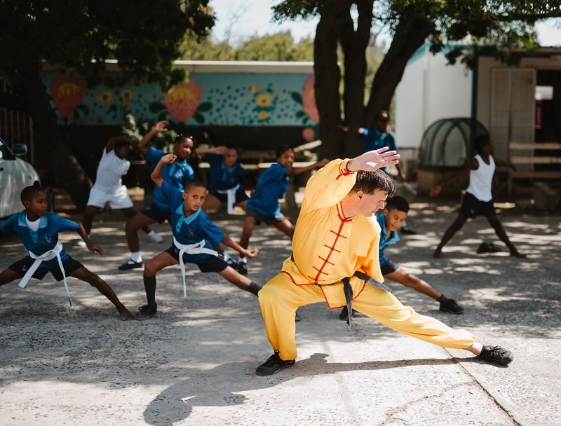 Sponsor Kung Fu Martial Arts Lessons for Children in Africa