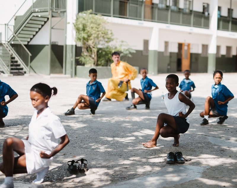 Sponsor Kung Fu Martial Arts Lessons for Children in Africa
