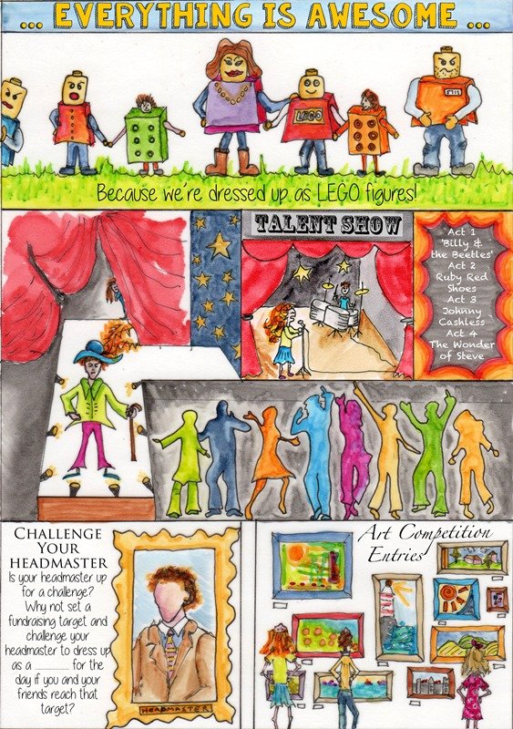 Ideas for charity fundraising events at school college or university