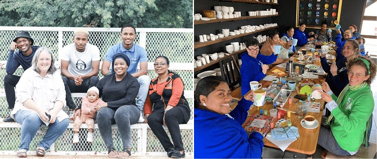 The SOS Africa Charity Staff in the Western Cape and Mafikeng, South Africa